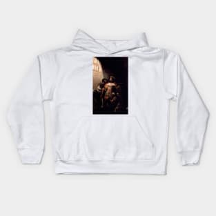 St Hermenegild in Prison by Francisco Goya Kids Hoodie